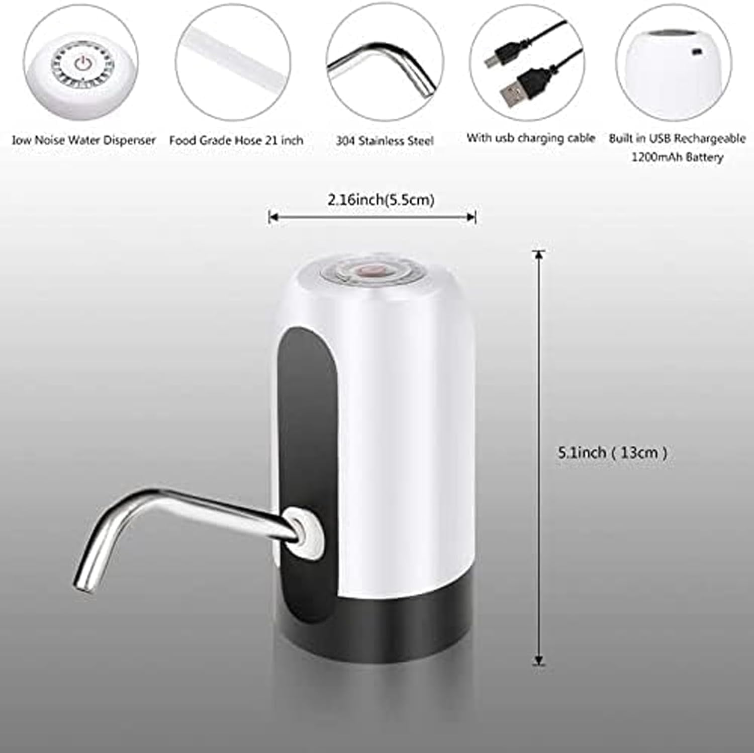 Car Cleaning Gun with Rubber Guard and Brass Adjustable Air Flow Nozzle Air Gun for Compressor Pneumatic Tool for Dust Cleaning Car Detailing(xxw)