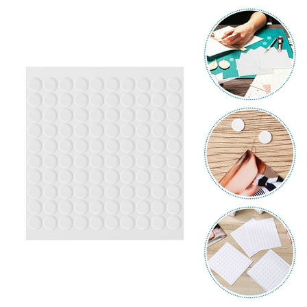 ROSENICE Double Sided Adhesive Dot Stickers Transparent Acrylic 800Pack
