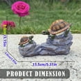 thumbnail image 3 of Desktop ornament,Turtle Garden Statue Creative Outdoor Decor Figurine Unique And Patio Decoration For Mom Or Grandma, 3 of 7