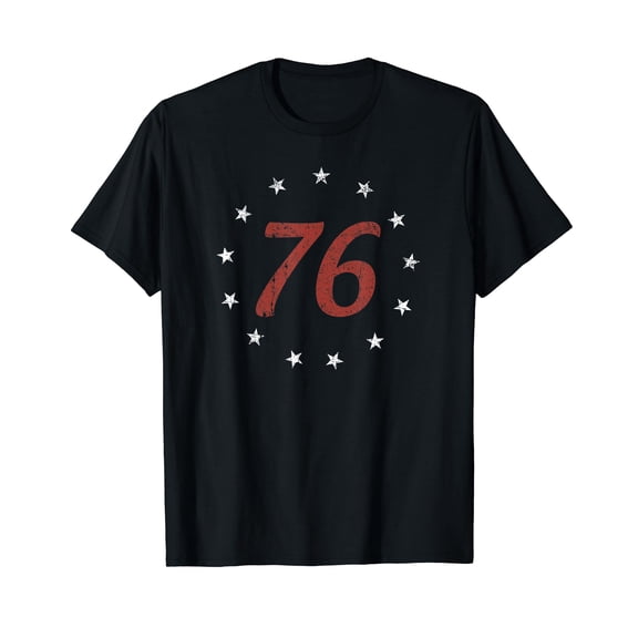 Retro 4th of July Independence Day The Spirit 76 T-Shirt