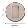 thumbnail image 2 of unbranded 5Ud Bases En Fieltro Beige Para De Muebles Protección Para De Madera Y Cerámica, 2 of 6