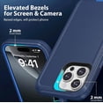 thumbnail image 2 of iPhone 14 Pro Case Cover Dual Layer Rugged / Heavy Duty / Shockproof 6.1" Navy, 2 of 6
