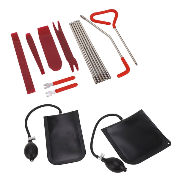 Herramientas Automotrices Esenciales, Kit De Herramientas De Reparación De Automóviles Con Bomba De Bolsa De Aire De Cuña De Extracción Interior Auxiliar Robusta De Emergencia