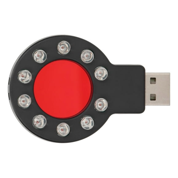 "10-IR LED USB Spy Camera Detector with 1MHz-8.5GHz RF Scanner & GPS Tracker Locator"
(Character count: 84)
Alternative options within your requested length:
1. "Portable 5V USB-Powered