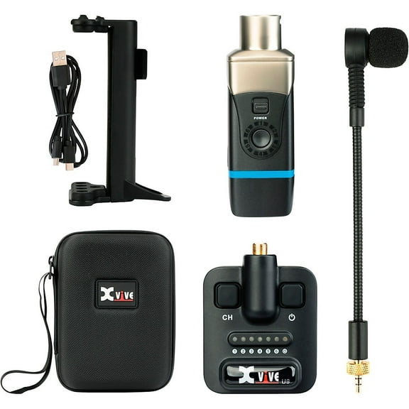 Xvive U8 Acoustic Guitar Wireless System - Black