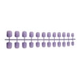 thumbnail image 2 of Dalazy Square Fake Nail Set Classic Scratch Resistant Artificial Press-on Fingernails Full Cover Strong Viscosity Manicure Stickers Type 1 Type 12, 2 of 6