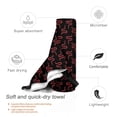 thumbnail image 3 of Balery Red Snake Print Towels - Luxurious Jumbo Bath Sheet - Highly Absorbent and Quick Dry Extra Large Bath Towel - Super Soft Hotel Quality Towel-31.5"x63", 3 of 8