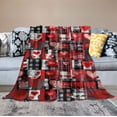 thumbnail image 2 of Nawypu  Valentines Day Throw Blanket Gifts for Her Women Girlfriend Wife Buffalo Plaid Gnome Love Valentine Heart Blanket, 2 of 6