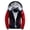 01 Blue, variant on Mens Winter Hoodies Thick Warm Sherpa Lined Hooded Jacket Zipper Up Patchwork Casual Heavyweight Fleece Sweatshirts