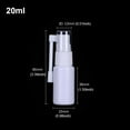 thumbnail image 3 of Nasal Spray Bottle, 5 Pcs 20ML Plastic Refillable Continuous Fine Mister Spray Bottles, Small Empty Nasal Sprayer with Funnels and Labels(White), 3 of 7