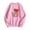 Pink, variant on Wovix Basic Valentine's Day Oversized Sweatshirt for Women Crewneck Long Sleeve Casual Fleece Pullover Soft Daily Funny Graphic Sweater Festival Streetwear
