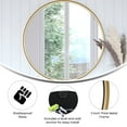 thumbnail image 3 of Flash Furniture Jennifer Deep Framed Wall Mirror 30" Gold (HMHD22M116YBGLD), 3 of 9