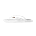 thumbnail image 3 of Women Flip Flops Non- Slides Sandals Casual Soft slipper Hollow Jelly Clear Sandals Beach Ballet Low Heel Comfortable Summer On Jellies Shoes White CN:39/US:7.5, 3 of 9