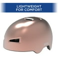 thumbnail image 6 of Zefal Rose Gold Light-up Lightweight Adult Bike Helmet (Ages 14+, Unisex), 6 of 9