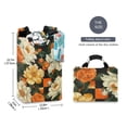 thumbnail image 2 of Yayeee Freestanding Laundry Hamper with Handle Collapsible Large Storage Basket for Clothes, Bright Floral, 2 of 7