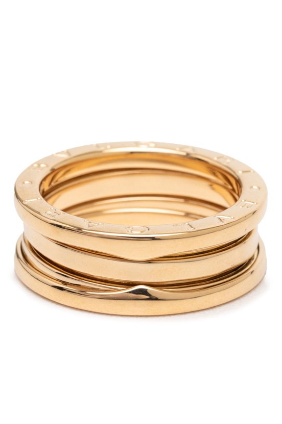 Pre-Owned BVLGARI B.zero1 3-Band Ring #56 750 Women's