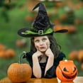 thumbnail image 3 of WEGFTDUOP Halloween Witch Hat Party Decoration Props Witch Hat Halloween Witch Hat Non-woven Hat Event Party Supplies Props Decoration, 3 of 5