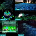 thumbnail image 5 of nipocaio 300pcs Luminous Pebbles Garden Aquarium Swimming Pool Colorful Artificial Fluorescent Stone, 5 of 5