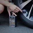 thumbnail image 1 of Campana Para Cocina Car Tire Inflator Portable Mini Compressor For Car Tires 12V Analog Gauge Tire Pump With Adapters For Bike Basketbal Pool Toys, 1 of 7