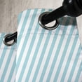 thumbnail image 3 of Ambesonne Modern Grommet Curtain, Soft Skewed Bold Lines, 50" x 120", Pale Blue White, 3 of 6