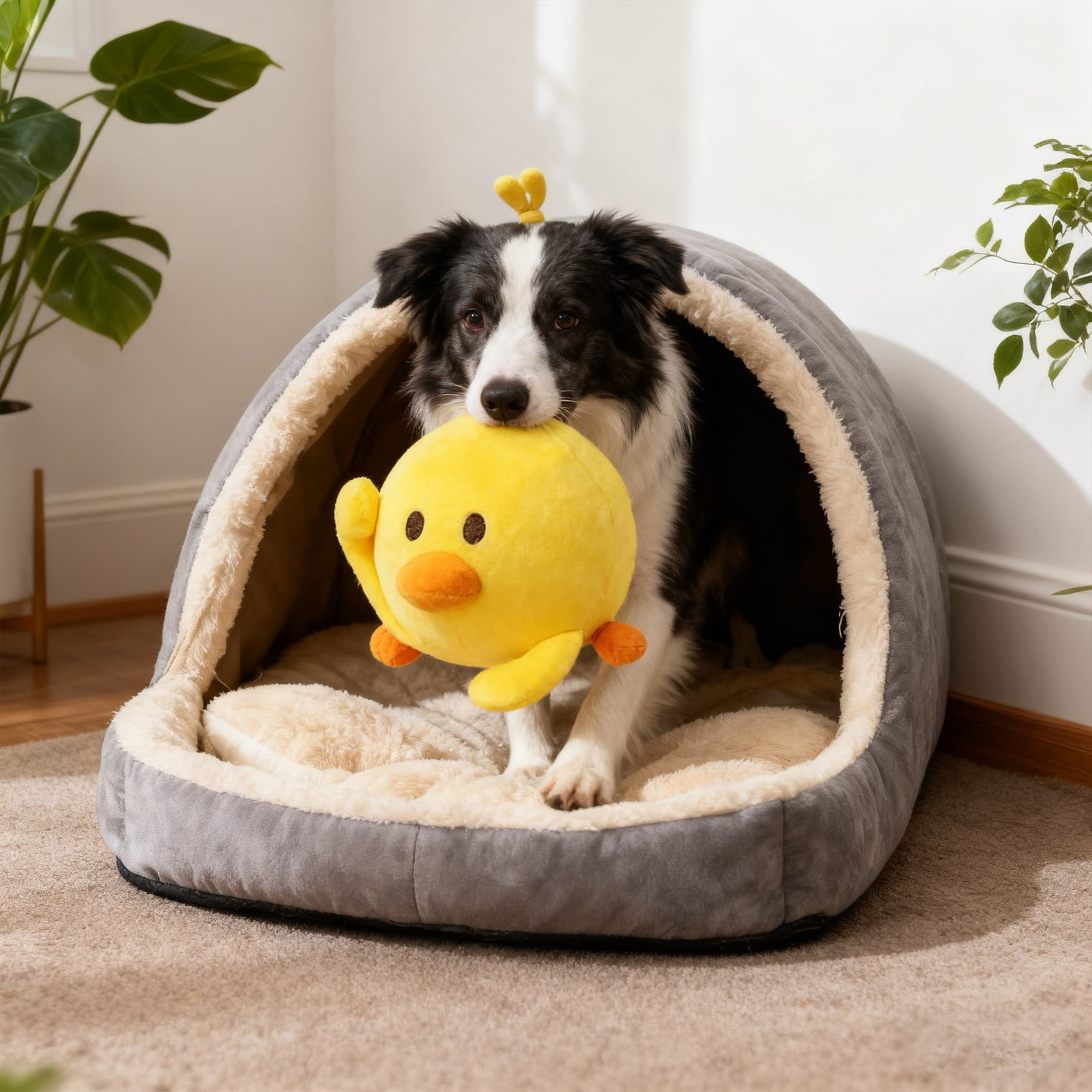 Interactive Rechargeable Movable Squeaky Washable Plaything For Puppies Pet Toys Shape Soft Chewing Training