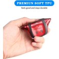 thumbnail image 3 of Key Fob Cover Compatible with Chevrolet Equinox Malibu Trailblazer Traverse Volt Bolt Keychain Case Holder Protector,Red, 3 of 7