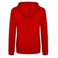 thumbnail image 4 of Penkiiy Sweat à Capuche pour Femmes Mode Manches Longues Imprimé avec Poche Décontracté Rouge Y2K Vêtements, 4 of 7
