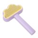 thumbnail image 5 of Cepillo de aseo para gatos, cepillo de limpieza automática para quitar el pelo de mascotas, para perros y gatos de pelo largo y corto, color morado, 5 of 5
