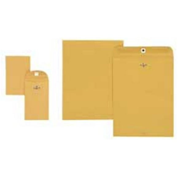 Quality Park Products QUA37898 Gummed Clasp Envelope- 28Lb- 10in.x15in.- Kraft