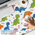 thumbnail image 2 of Long Mouse Pads for Desk,White Dinosaurs Bones Plants Pattern Desk Mats on Top Of Desks, Desk Mouse Pad Extra Large with 3mm Non-Slip Base and Stitched Edge for Gaming,Office,Work,Home 47.3"x23.6", 2 of 6