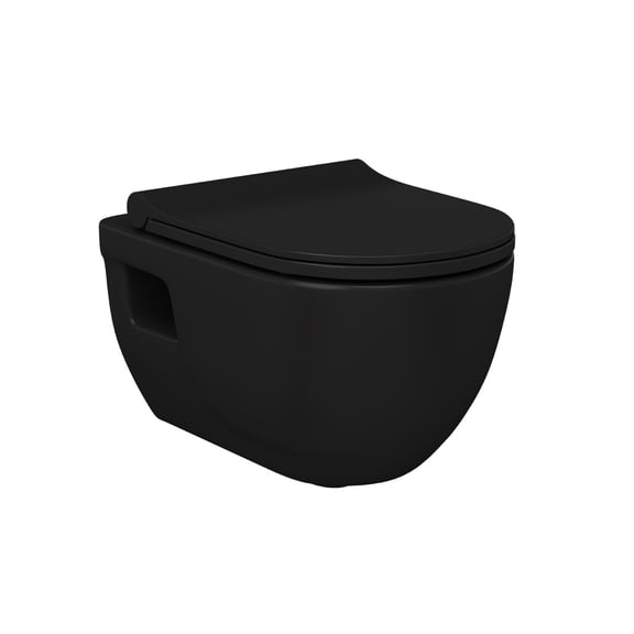 Ws Bath Collections Charm Br614 Ts787 Charm 1.28 Gpf Dual Flush Wall Mounted One Piece