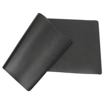 Homoyoyo Black PU Gaming Mouse Pad with Textured for Office and PC Gaming