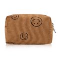 thumbnail image 2 of Neceser de maquillaje con cara sonriente para viajes al aire libre (marrón 1 pieza) Ehuebsd cuidado belleza, 2 of 9