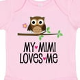 thumbnail image 4 of Inktastic My Mimi Loves Me Girls Owl Girls Baby Bodysuit, 4 of 5