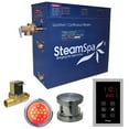 thumbnail image 2 of SteamSpa INT900BN-A 9 kW Indulgence QuickStart Acu-Steam Bath Generator Pack with Built-in Auto Drain, Brushed Nickel, 2 of 5