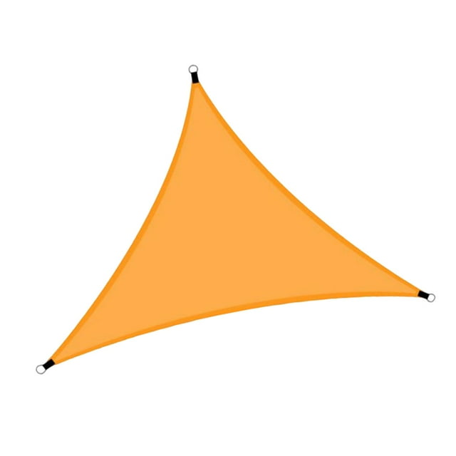Toldos de vela para con protección ar triangular, instalación rápida, cubiertas de cubierta Naranja
