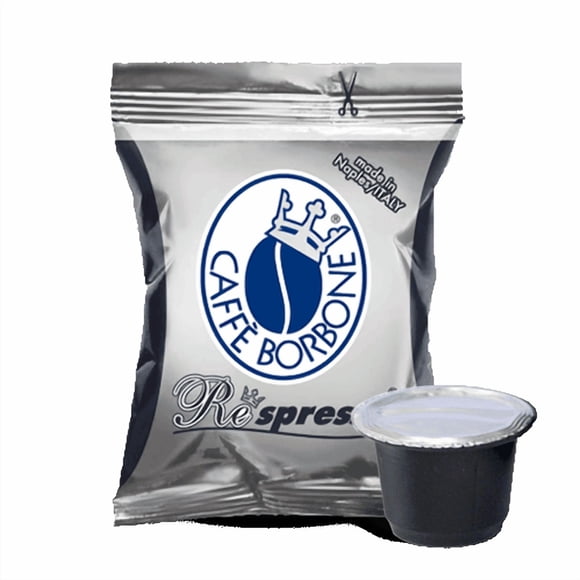 Caffe Borbone capsules (compatible with Nespresso® OriginalLine machines) - 50-pack - Black/Nera pods - (Intensity 10/10)