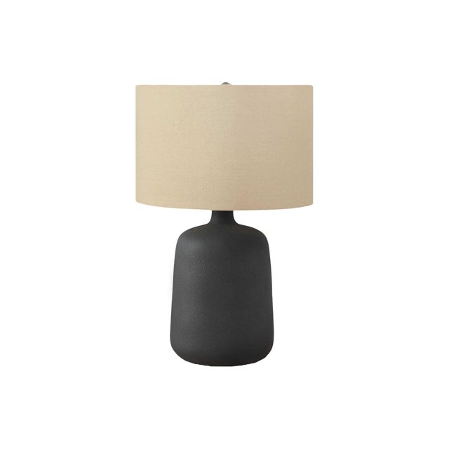 Lámpara de Mesa Monarch Specialties I 9635 Base de Cerámica Negra