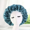 thumbnail image 3 of Travelwant Satin Bonnet Sleep Cap Double Layer Reversible Adjustable Bonnet Cap for Night Sleeping Satin Sleep Cap, 3 of 7