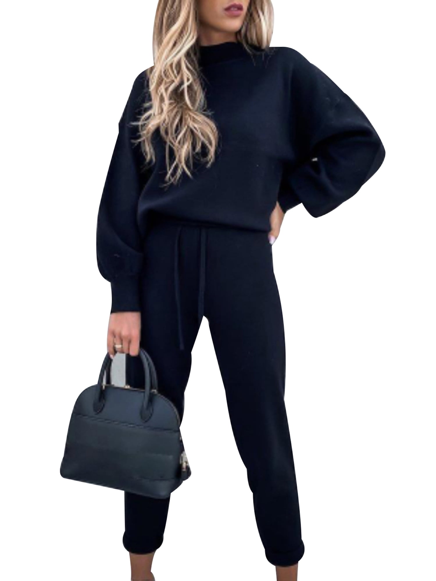 Women Casual Tracksuit Sports Leisure Double-Breasted Sweatshirt Top Pants Sets Women Casual Tracksuit Sports Leisure Double-Breasted Sweatshirt Top Pants Sets
