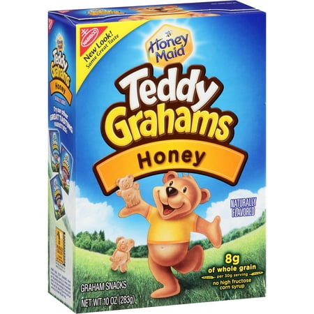 teddy grahams honey snacks graham snack nabisco 10oz cereal maid 283g oz cookies banana strawberry walmart cereals vegan
