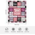 thumbnail image 5 of Christian Gifts for Women Blanket 60"x50", Religious Inspirational Spiritual Gifts for Women, Faith Based Bible Birthday Gifts, Baptism Confirmation Gifts for Girls, Christian Wedding Graduation Gifts, 5 of 6