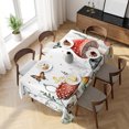 thumbnail image 3 of Mushroom Table Cloth Waterproof Tablecloths, Butterfly Botanical Star Country Plant White Tablecloth Dining Table Cover for Kitchen Party Tabletop Outdoor, Rectangle Tablecloth 54x108 Inch, 3 of 9