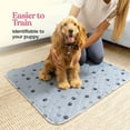 thumbnail image 2 of Clotha-Absorbent Washable Dogs And Washable Pad To Ensure Rest Cat Sleeping For Comfortable For Furry Friends Dog Grey Footprint Style 70*100cm, 2 of 9