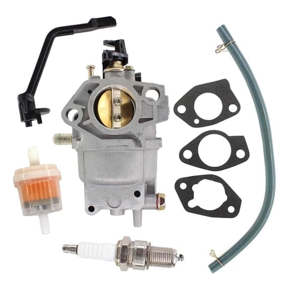 Generac Carburetor 6672-0 6674-0 Replacement – Gas Generator Carburetor for 5500 & 6875 Watt Generac Generators – Includes Gaskets, Fuel Line, Plug & Filter