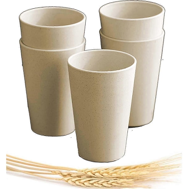 Wheat Straw Cup Eco-friendly Unbreakable Reusable drinking glasses Healthy Tumbler Set for Adul