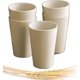 thumbnail image 1 of Wheat Straw Cup Eco-friendly Unbreakable Reusable drinking glasses Healthy Tumbler Set for Adul, 1 of 4