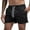 Black, variant on MSJUHEG Mens Shorts Men'S Shorts Solid Color Candy-Colored Lace-Up Beach Pants Shorts Shorts Men Black L