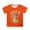 Orange, variant on Hiijoy Toddler Girls Graduation Graphic Tee Short Sleeve Crewneck T-Shirt Top, Sizes 3-13