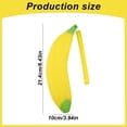 thumbnail image 3 of Novelty Cute Fruit Shaped Silicone Zipper Pencil Pouch Large Capacity Stationery Storage Organizer for Study Classroom classroom supplies, 3 of 4